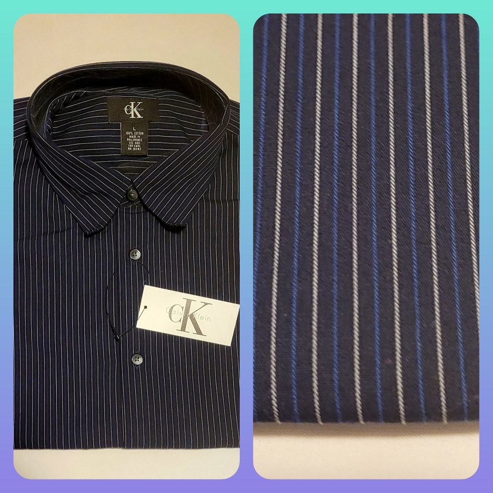 Calvin Klein Men's Long Sleeve Shirt Size 16.5 (L)